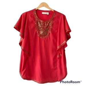 Chicos size 1 (medium 8) top sequins